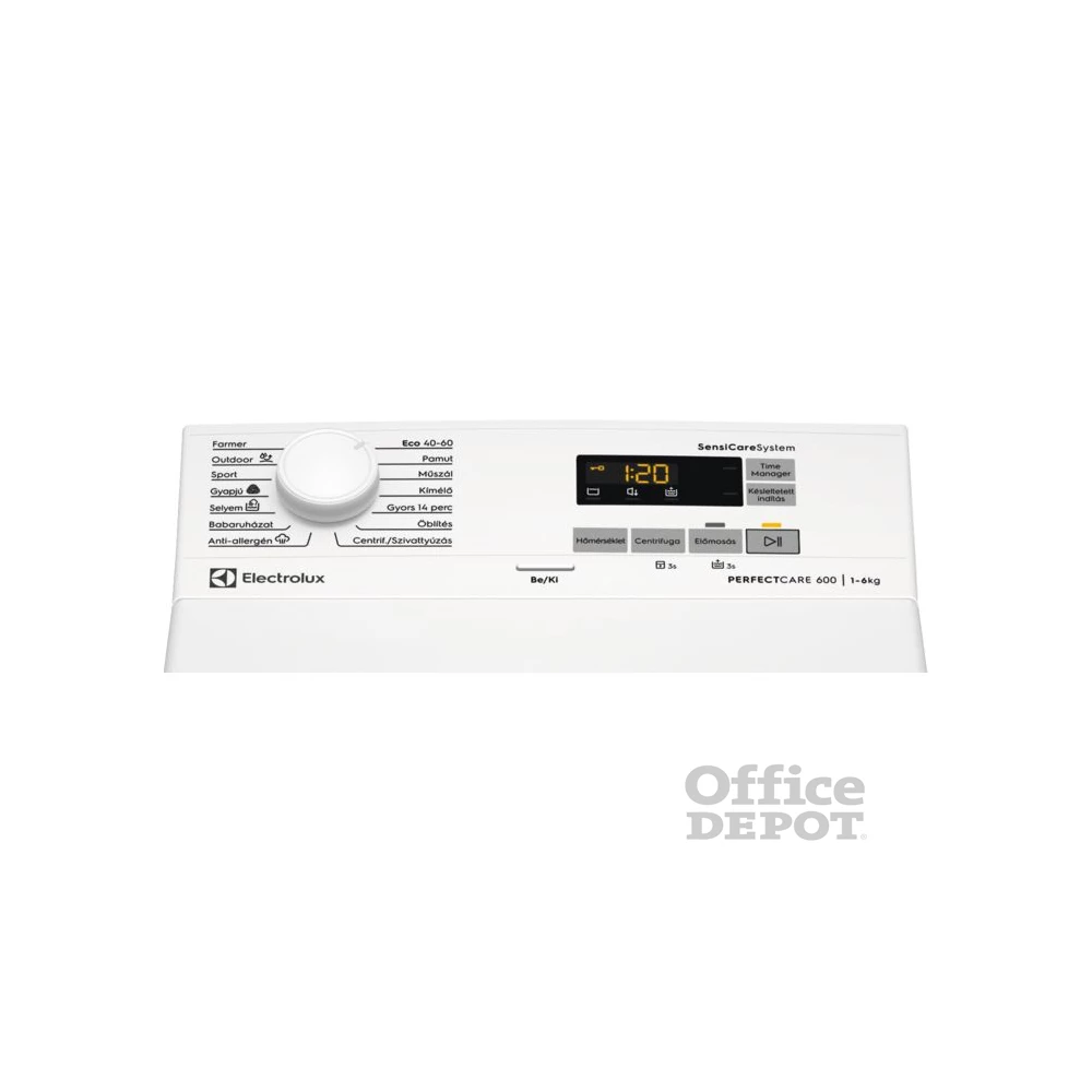 Electrolux EW6TN5061FH fehér, felültöltős, max.1000ford., 6 kg, mosógép (Újszerű)