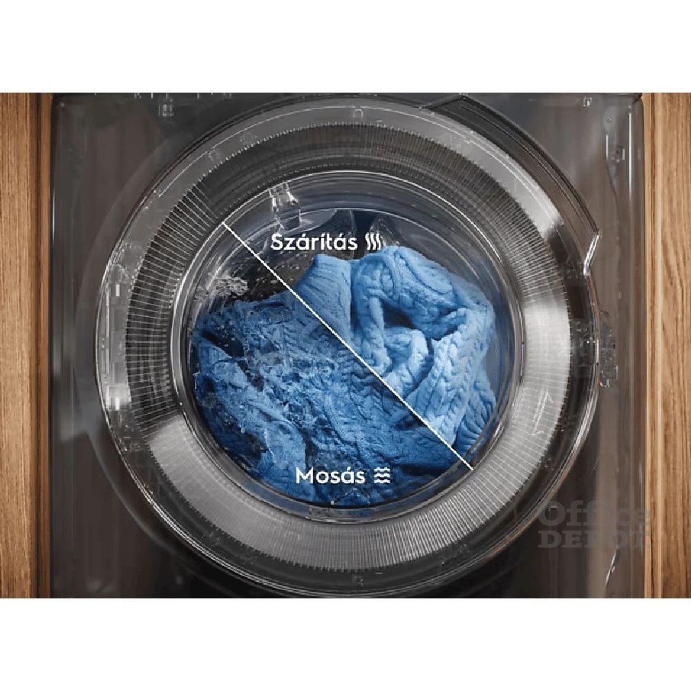 Electrolux EW7W5697QE SteamCare fehér, elöltöltős, max.1600ford., 9 kg/5 kg, mosó-szárítógép