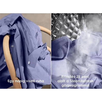Electrolux EW7W5697QE SteamCare fehér, elöltöltős, max.1600ford., 9 kg/5 kg, mosó-szárítógép