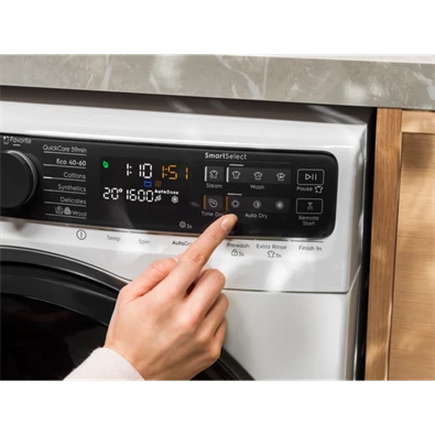 Electrolux EW7W5697QE SteamCare fehér, elöltöltős, max.1600ford., 9 kg/5 kg, mosó-szárítógép