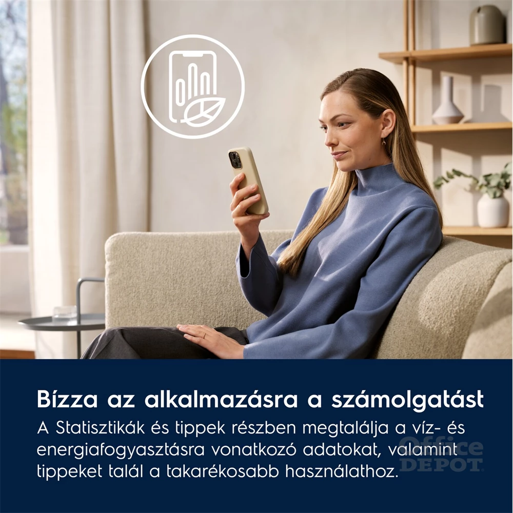 Electrolux EW7W5697QE SteamCare fehér, elöltöltős, max.1600ford., 9 kg/5 kg, mosó-szárítógép