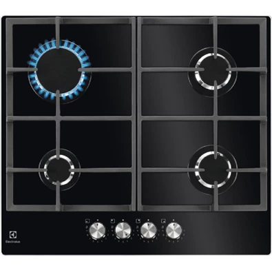 Electrolux KGG64262K fekete beépíthető gáz főzőlap Electrolux KGG64262K fekete beépíthető gáz főzőlap