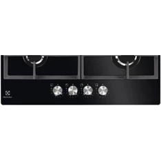 Electrolux KGG64262K fekete beépíthető gáz főzőlap Electrolux KGG64262K fekete beépíthető gáz főzőlap