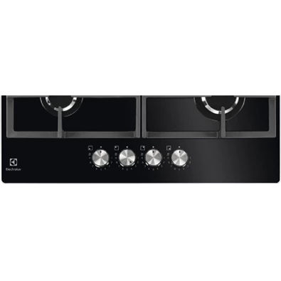 Electrolux KGG64262K fekete beépíthető gáz főzőlap Electrolux KGG64262K fekete beépíthető gáz főzőlap
