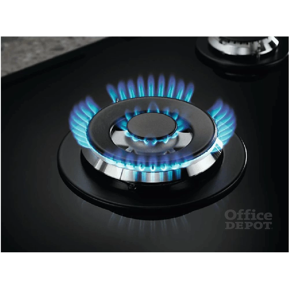 Electrolux KGG75362K fekete, beépíthető, gáz, főzőzóna: 4 +1 wok égőfej, beépíthető méret: 56cm, főzőlap