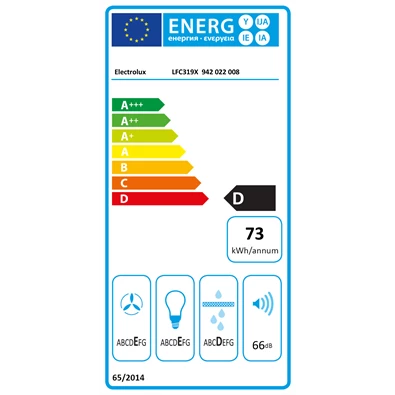 Electrolux LFC319X kürtős páraelszívó Electrolux LFC319X kürtős páraelszívó