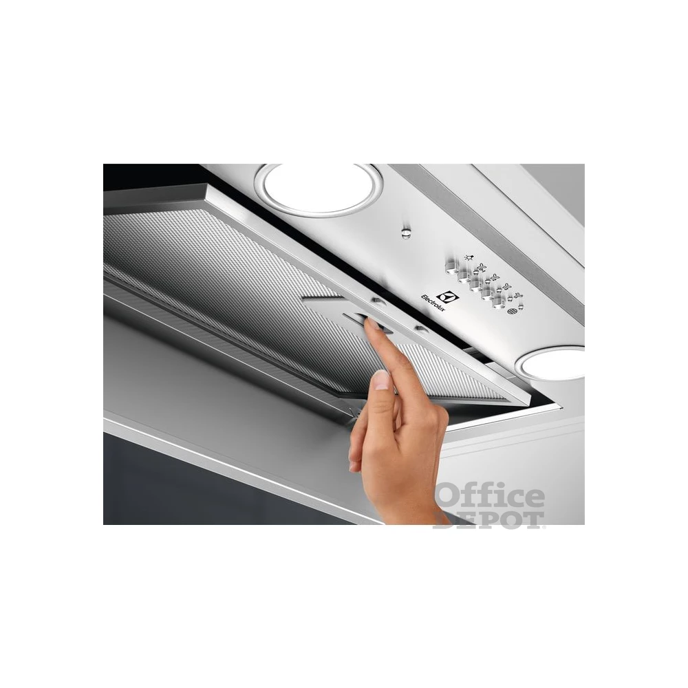 Electrolux LFG716X inox, aláépíthető, álkürtős, méret:54 cm, zajszint:67 dB, páraelszívó