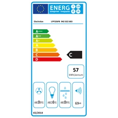 Electrolux LFP326FB Teleszkópos páraelszívó Electrolux LFP326FB Teleszkópos páraelszívó