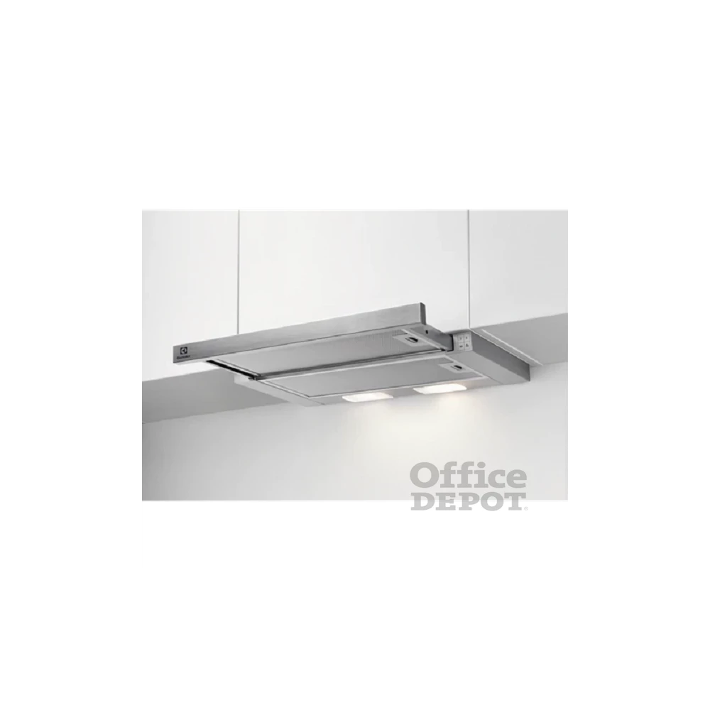 Electrolux LFP326S inox, beépíthető, hagyományos, méret:60 cm, teleszkópos, zajszint:69 dB, páraelszívó