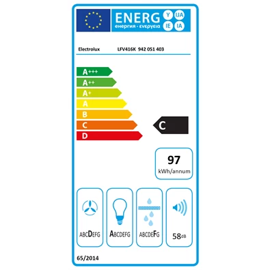 Electrolux LFV416K beépíthető páraelszívó Electrolux LFV416K beépíthető páraelszívó