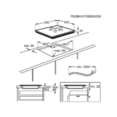 Electrolux LIR60433B beépíthető indukciós főzőlap Electrolux LIR60433B beépíthető indukciós főzőlap