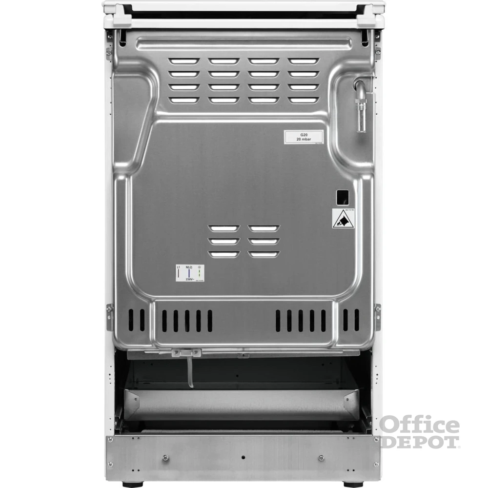 Electrolux LKG500000W fehér, szabadonálló, gáz, főzőzóna: 4, sütő:51L, grill, tűzhely