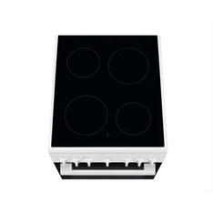 Electrolux LKR520066W fehér, szabadonálló, kerámialapos, elektromos, főzőzóna: 4, sütő:57L, grill, tűzhely
