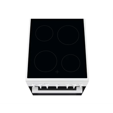 Electrolux LKR520066W fehér, szabadonálló, kerámialapos, elektromos, főzőzóna: 4, sütő:57L, grill, tűzhely