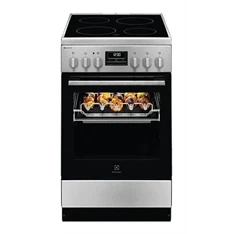 Electrolux LKR540267X inox, szabadonálló, kerámialapos, elektromos, főzőzóna: 4, sütő:57L, grill, tűzhely
