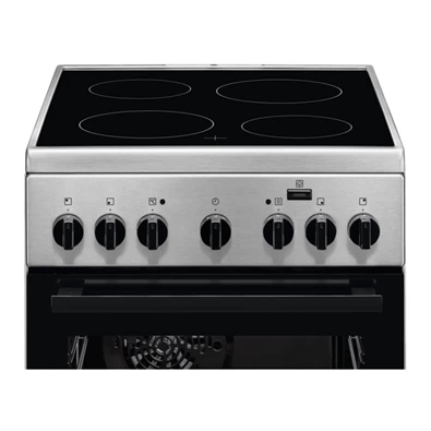 Electrolux LKR560000X inox, szabadonálló, kerámialapos, elektromos, főzőzóna: 4, sütő:54L, grill, tűzhely
