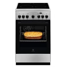 Electrolux LKR560000X inox, szabadonálló, kerámialapos, elektromos, főzőzóna: 4, sütő:54L, grill, tűzhely