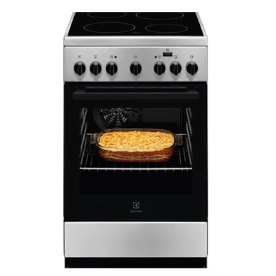 Electrolux LKR560000X inox, szabadonálló, kerámialapos, elektromos, főzőzóna: 4, sütő:54L, grill, tűzhely