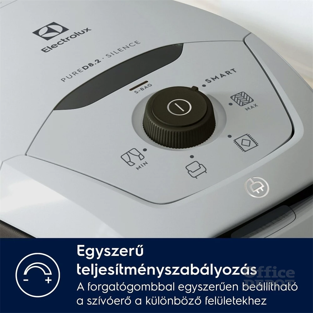 Electrolux PD82-4MG szürke csendes porzsákos porszívó