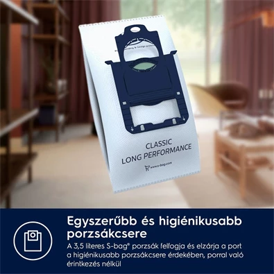 Electrolux PD82-4MG szürke csendes porzsákos porszívó