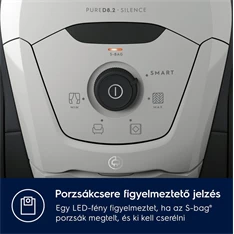 Electrolux PD82-4MG szürke csendes porzsákos porszívó