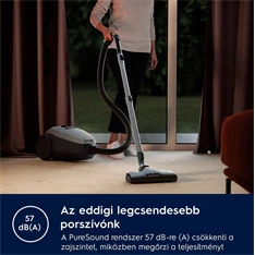 Electrolux PD82-4MG szürke csendes porzsákos porszívó