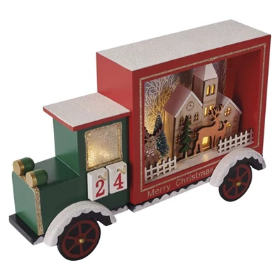 Emos DCWW32 20x30 5 cm 2x AA beltéri LED adventi naptár fa autó Emos DCWW32 20x30 5 cm 2x AA beltéri LED adventi naptár fa autó