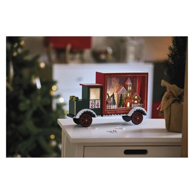 Emos DCWW32 20x30 5 cm 2x AA beltéri LED adventi naptár fa autó Emos DCWW32 20x30 5 cm 2x AA beltéri LED adventi naptár fa autó