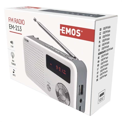 Emos E0086 EM-213 MP3-as, USB-s rádió Emos E0086 EM-213 MP3-as, USB-s rádió