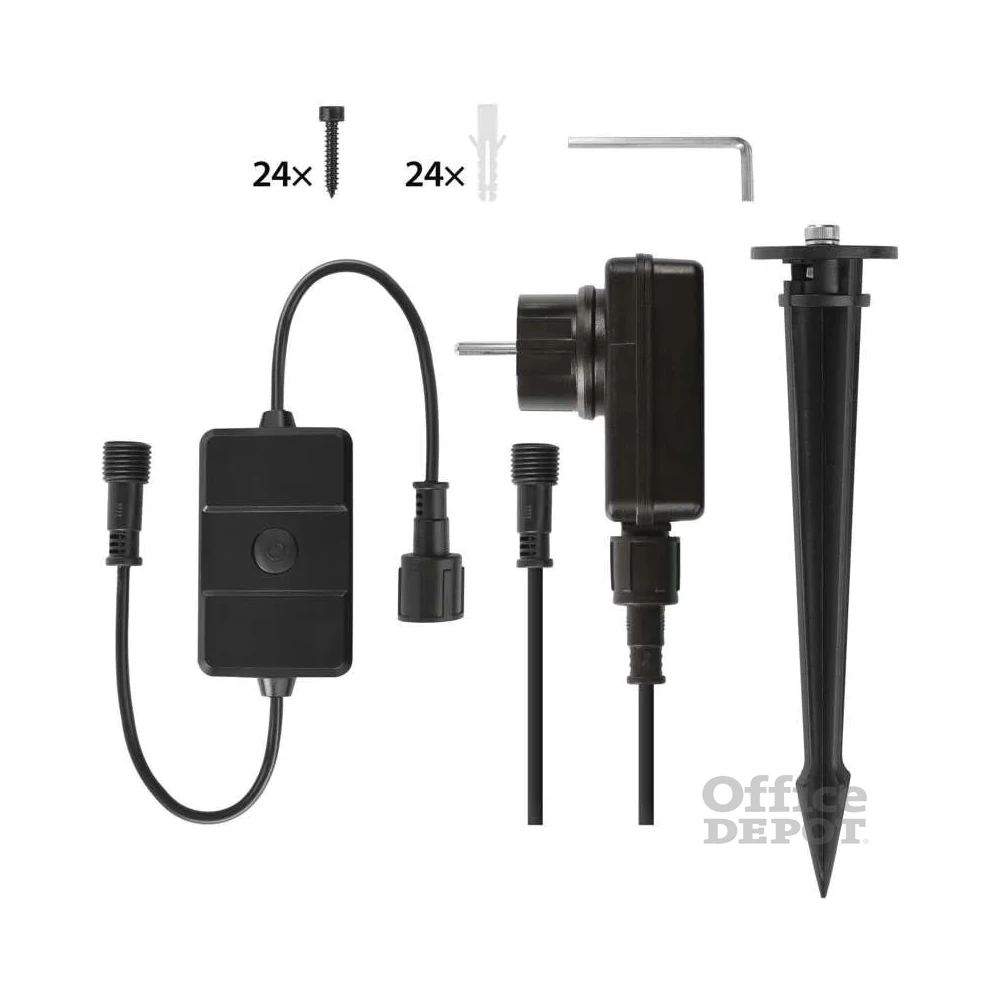 Emos GoSmart 3 darabos, 14 W, RGBIC dimmelhető, WiFi kültéri LED reflektor, kezdő készlet