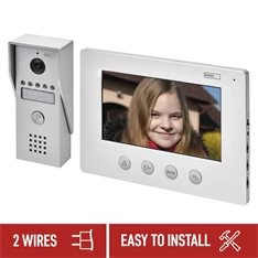 Emos H2050 EM-03M 2WIRE videó kaputelefon szett Emos H2050 EM-03M 2WIRE videó kaputelefon szett