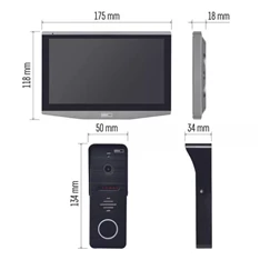 Emos H4010 GoSmart SET IP-700A 7" wifi video kaputelefon Emos H4010 GoSmart SET IP-700A 7" wifi video kaputelefon