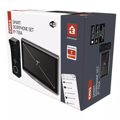 Emos H4010 GoSmart SET IP-700A 7" wifi video kaputelefon Emos H4010 GoSmart SET IP-700A 7" wifi video kaputelefon