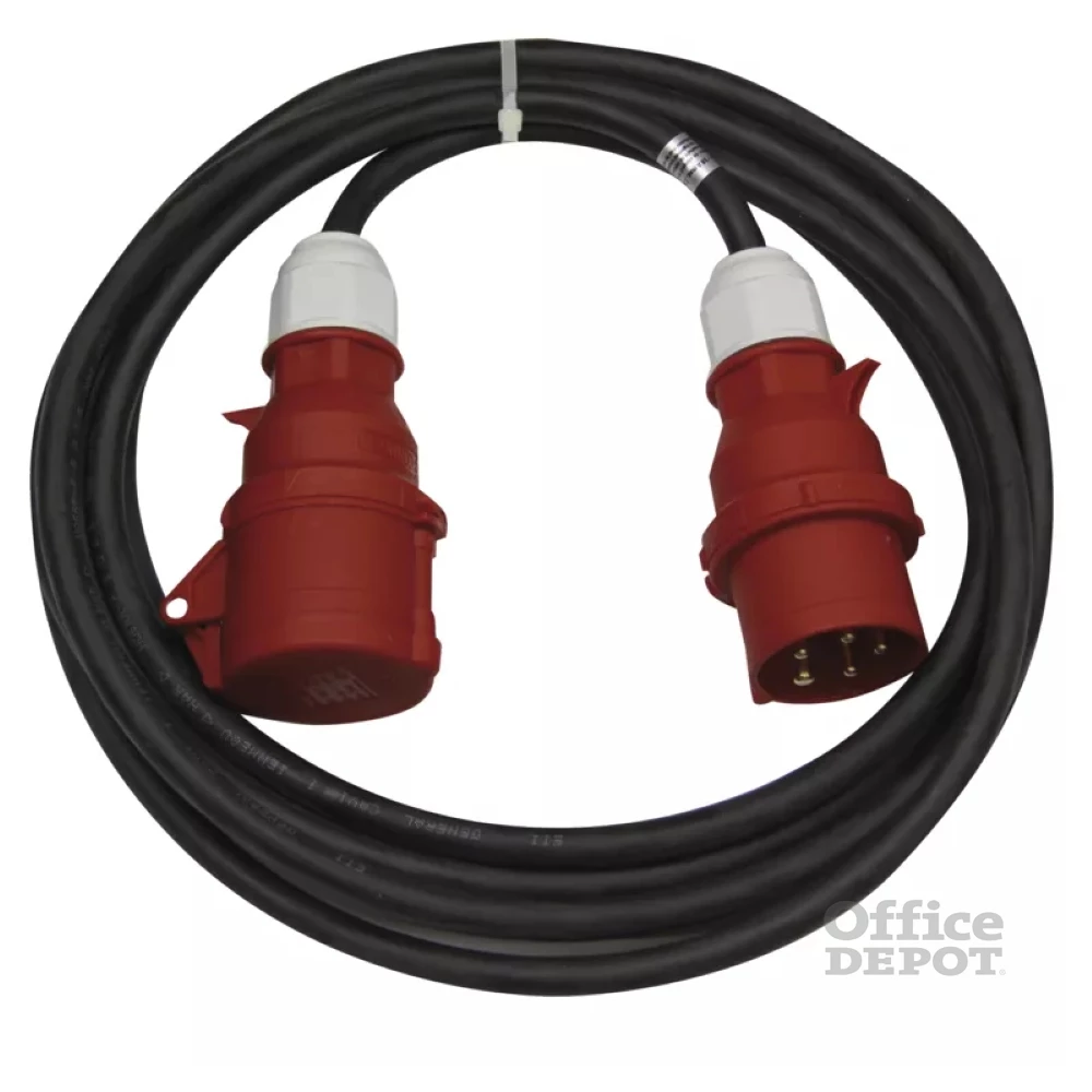 Emos PM0902 10 méter 3 fázisú 5x2,5mm2 16A, IP44 kültéri gumikábeles hosszabbító