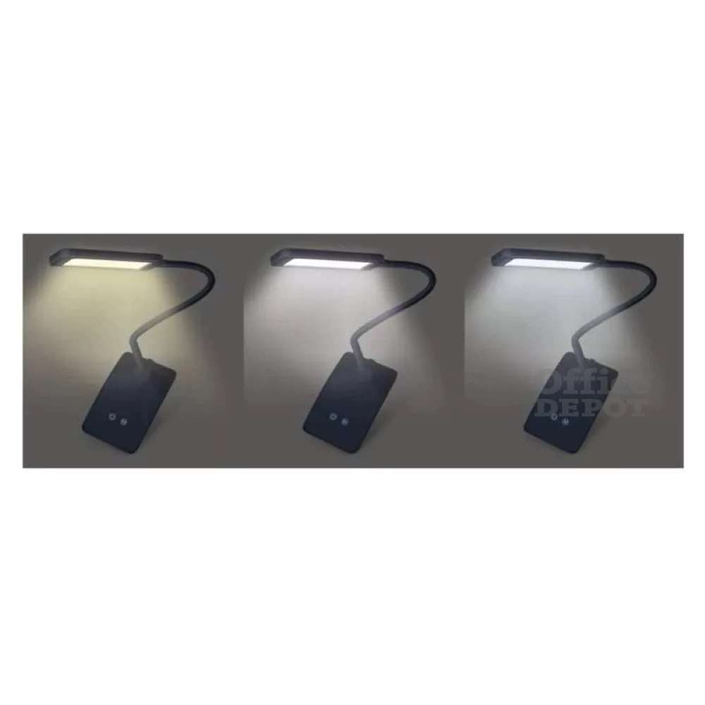 Emos Z7599B Eddy fekete asztali LED lámpa