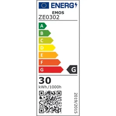 Emos ZE0302 G9 30W 340Lumen meleg fehér halogén izzó Emos ZE0302 G9 30W 340Lumen meleg fehér halogén izzó