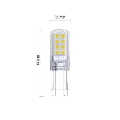 Emos ZQ9536 2,5W (32W)/350 lm/természetes fehér Classic JC /G9 LED izzó Emos ZQ9536 2,5W (32W)/350 lm/természetes fehér Classic JC /G9 LED izzó