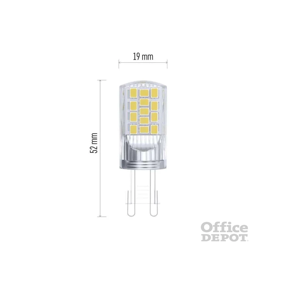 Emos ZQ9544 4W (40W)/470 lm/meleg fehér Classic JC /G9 LED izzó