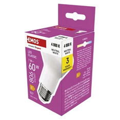 Emost ZQ7E43 R63 E27/7 W (60 W)/806 lm/természetes fehérclassic LED izzó Emost ZQ7E43 R63 E27/7 W (60 W)/806 lm/természetes fehérclassic LED izzó