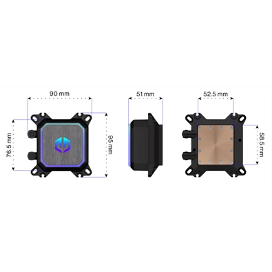 Endorfy Navis F280 ARGB AIO vízhűtéses processzorhűtő Endorfy Navis F280 ARGB AIO vízhűtéses processzorhűtő