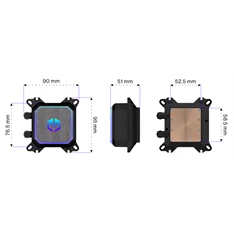 Endorfy Navis F280 ARGB AIO vízhűtéses processzorhűtő Endorfy Navis F280 ARGB AIO vízhűtéses processzorhűtő