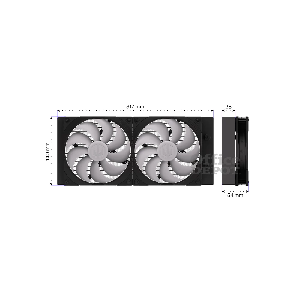 Endorfy Navis F280 ARGB AIO vízhűtéses processzorhűtő