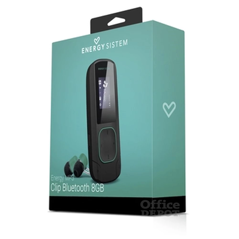 Energy Sistem EN 426508 Bluetooth-os 8GB fekete/mentazöld MP3 lejátszó
