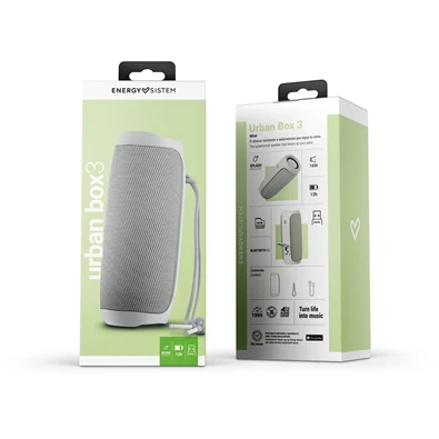 Energy Sistem EN 453658 Urban Box 3 Mist Bluetooth hangszóró Energy Sistem EN 453658 Urban Box 3 Mist Bluetooth hangszóró