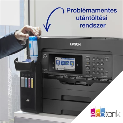 Epson EcoTank L15150 A3 színes nyomtató MFP, Duplex, WiFi/USB/LAN, 4500/2800 oldal tinta a dobozban