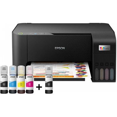 Epson EcoTank L3210 színes tintasugaras fekete multifunkciós nyomtató (Újracsomagolt)