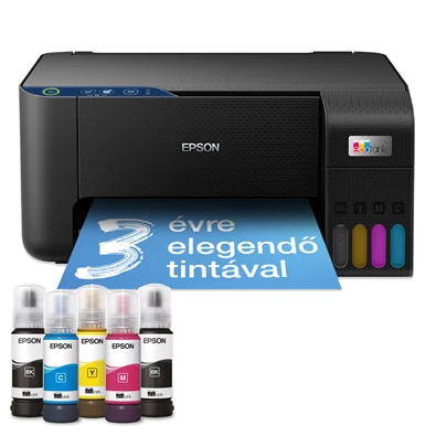 Epson EcoTank L3231 színes nyomtató MFP, USB, 8100/6500 oldal tinta a dobozban