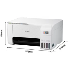Epson EcoTank L3256 színes tintasugaras fehér multifunkciós nyomtató Epson EcoTank L3256 színes tintasugaras fehér multifunkciós nyomtató