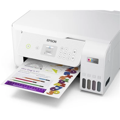 Epson EcoTank L3266 színes tintasugaras fehér multifunkciós nyomtató Epson EcoTank L3266 színes tintasugaras fehér multifunkciós nyomtató