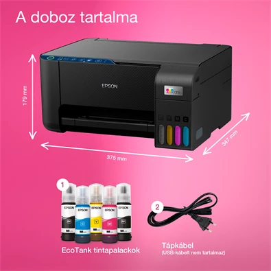 Epson EcoTank L3271 színes multifunkciós tintasugaras nyomtató Epson EcoTank L3271 színes multifunkciós tintasugaras nyomtató